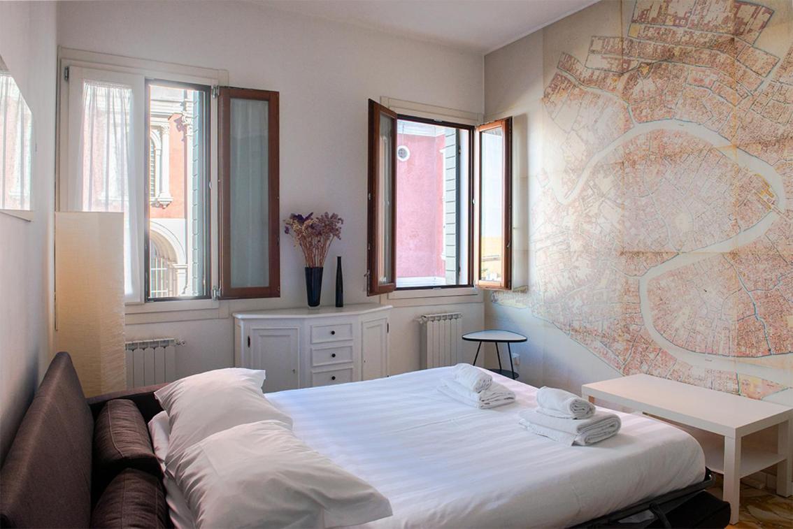 Alla Mappa, Meraviglioso Appartamento Con Vista Venesia Bagian luar foto
